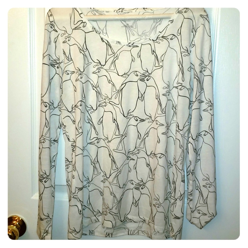 *Make an offer!* Ann Taylor Factory Penguin Top